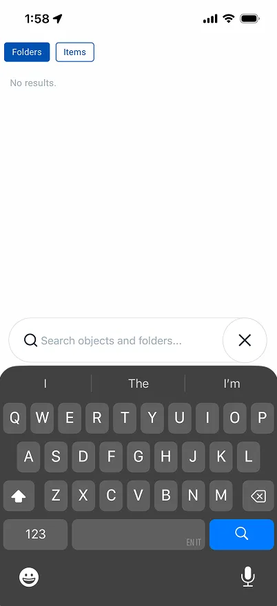 Search bar view