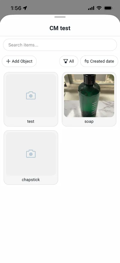 Folder filter view